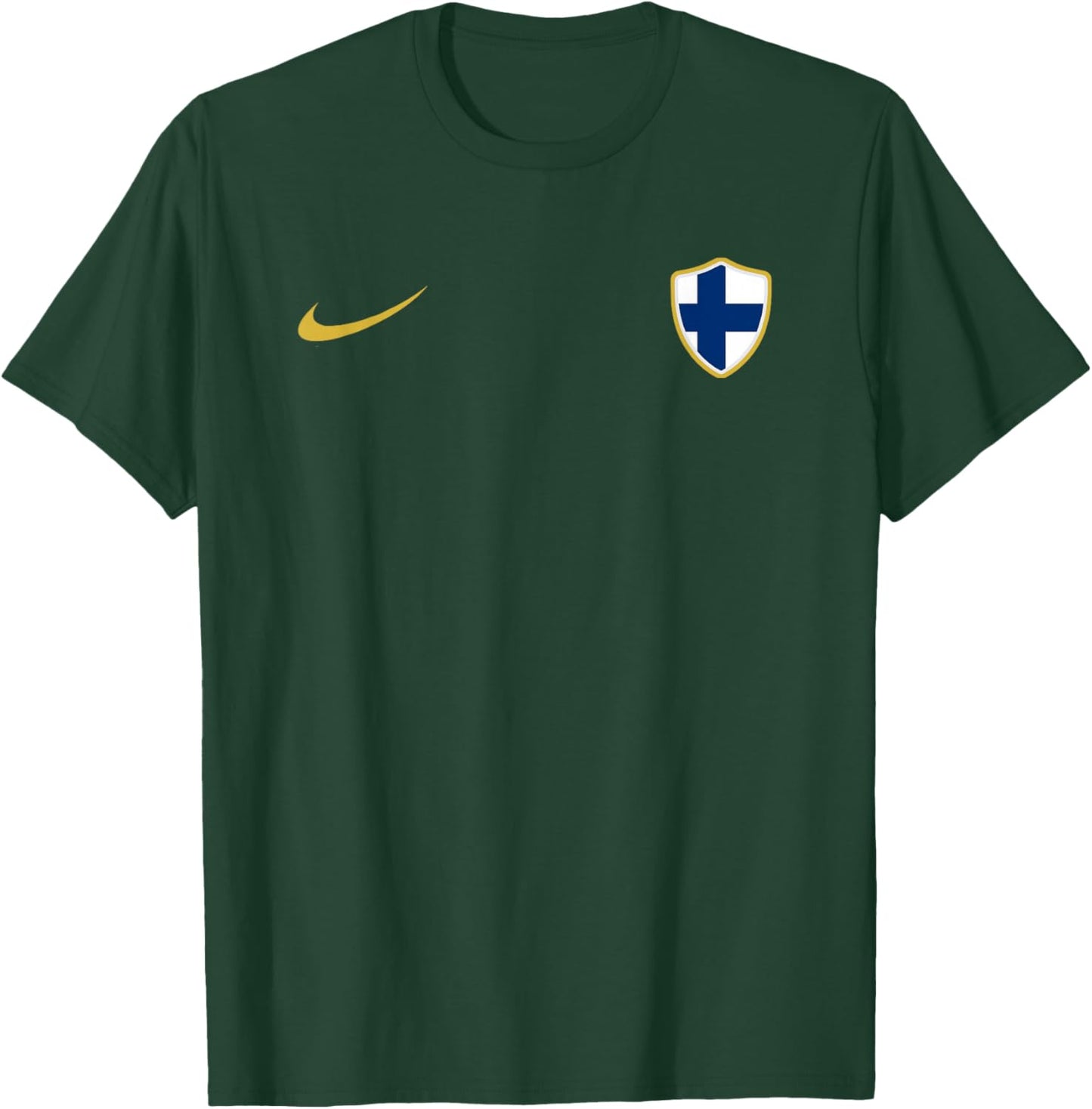 Finland Athletic-Style Sports Jersey T-Shirt - T-Shirt | Forest