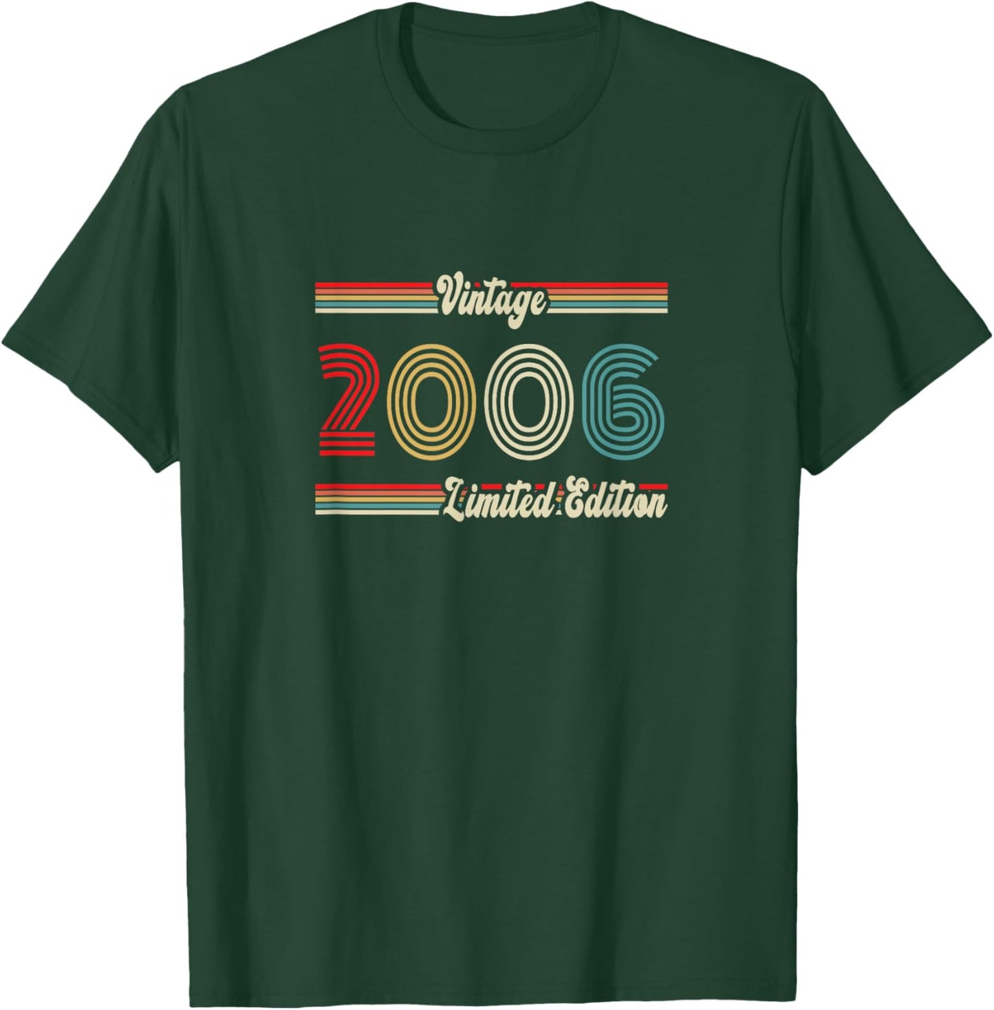 Vintage 2006 Limited Edition Classic Original Men Women T-Shirt - T-Shirt | Forest