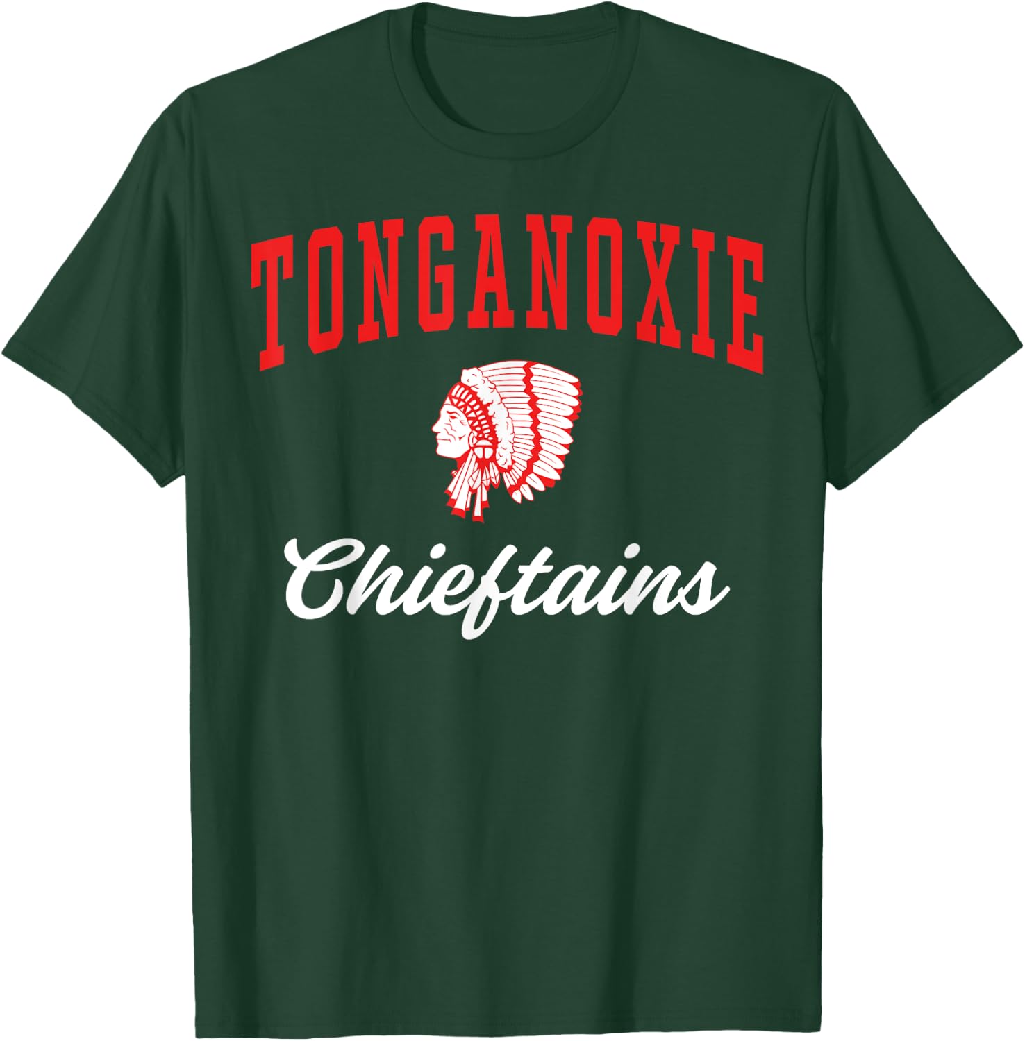 Tonganoxie High School Chieftains C3 T-Shirt - T-Shirt | Forest
