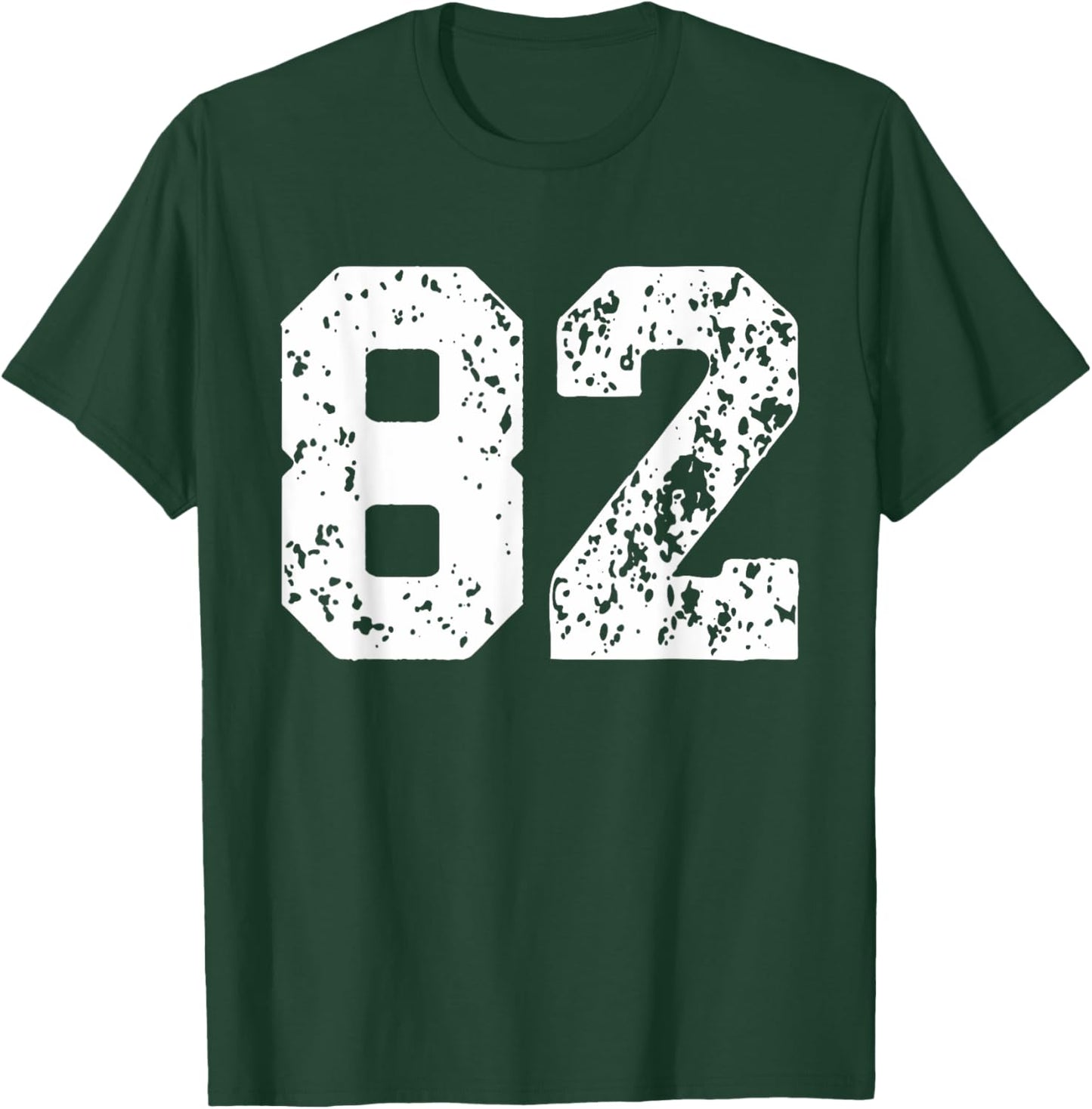 Number 82 White Best Classic College Style Birthday Funny T-Shirt - T-Shirt | Forest