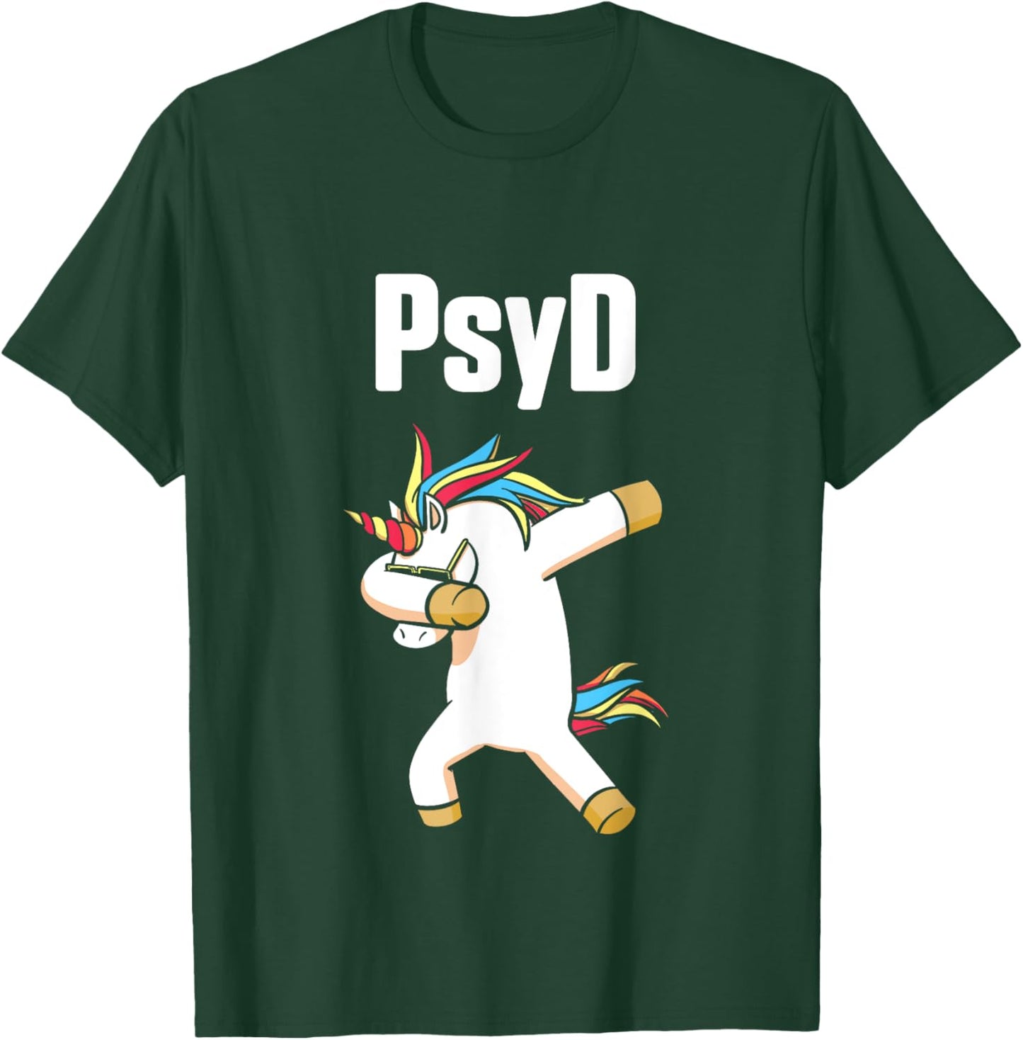 PsyD Doctor of Psychology Unicorn Doctorate Graduation T-Shirt - T-Shirt | Forest
