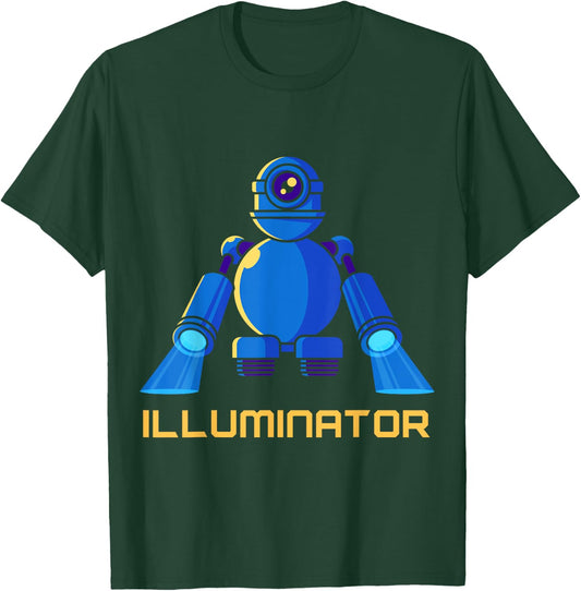 ILLUMINATOR MOVING LIGHT Theatre Lighting Technician Stage T-Shirt - T-Shirt | Forest