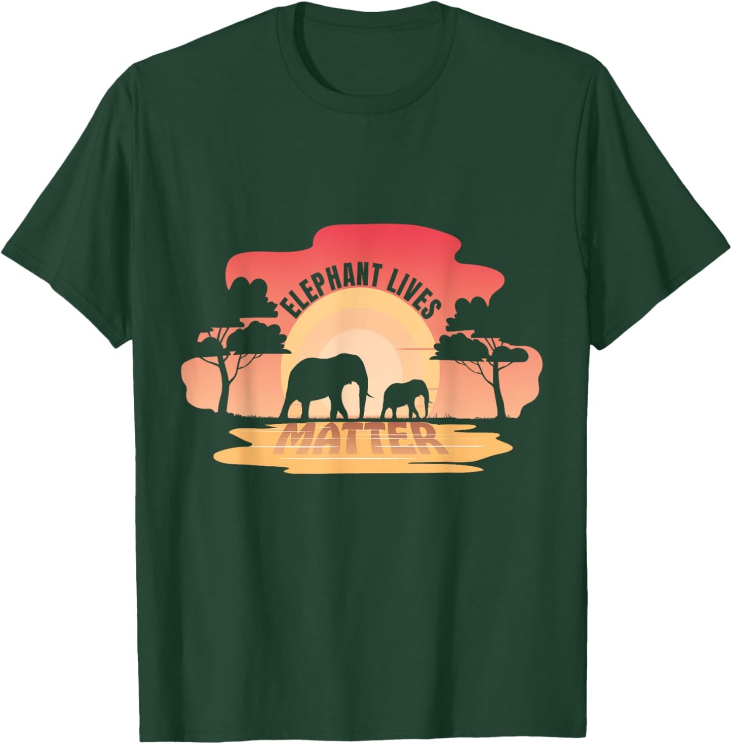 Elephant Lives Matter T-Shirt - T-Shirt | Forest