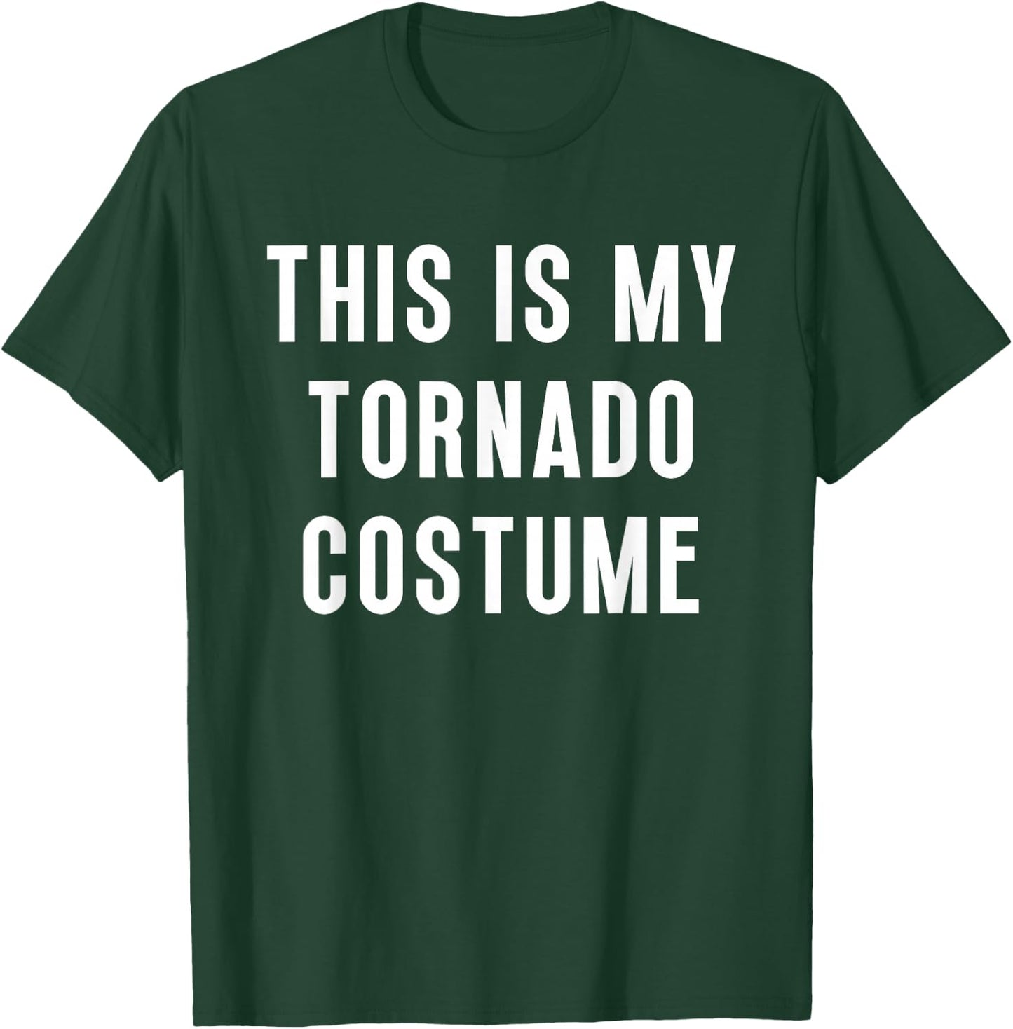 This Is My Tornado Halloween Costume Funny Easy T-Shirt - T-Shirt | Forest