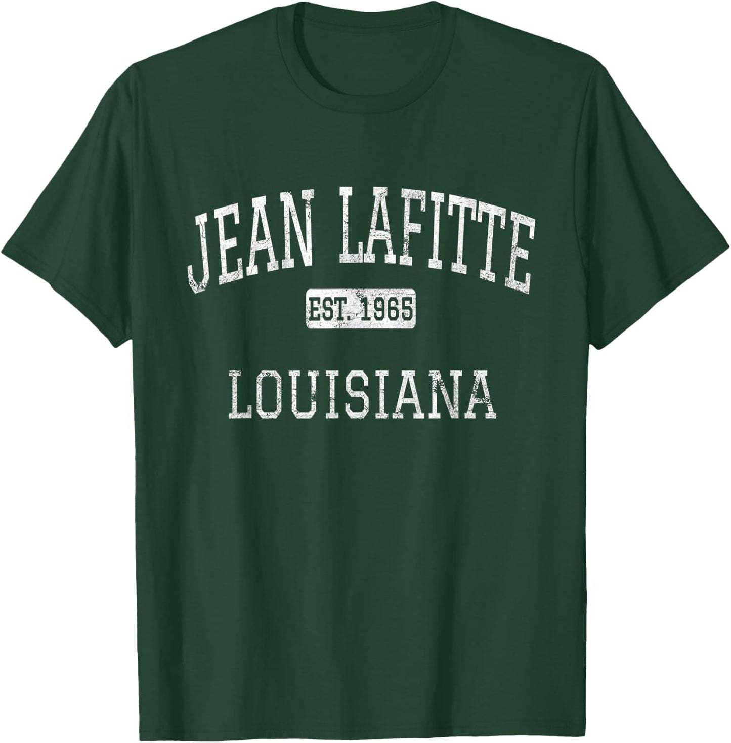 Jean Lafitte Louisiana LA Vintage T-Shirt - T-Shirt | Forest