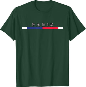 Paris France Flag Souvenirs Events Paris City of Love France T-Shirt - T-Shirt | Forest