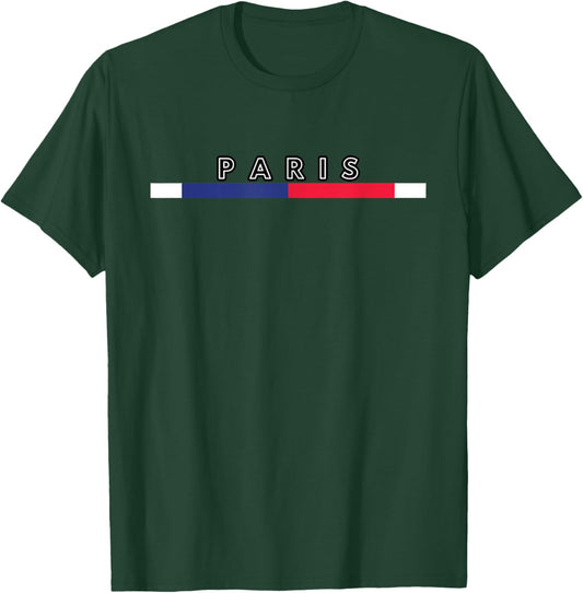 Paris France Flag Souvenirs Events Paris City of Love France T-Shirt - T-Shirt | Forest