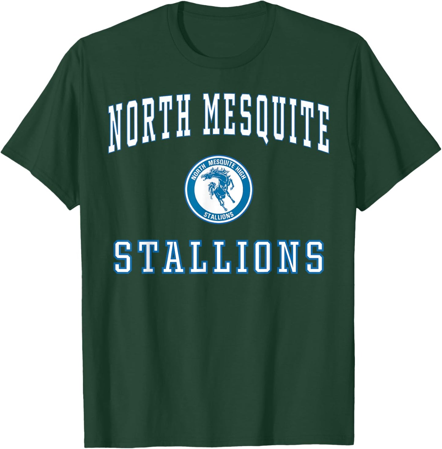 North Mesquite High School Stallions C1 T-Shirt - T-Shirt | Forest