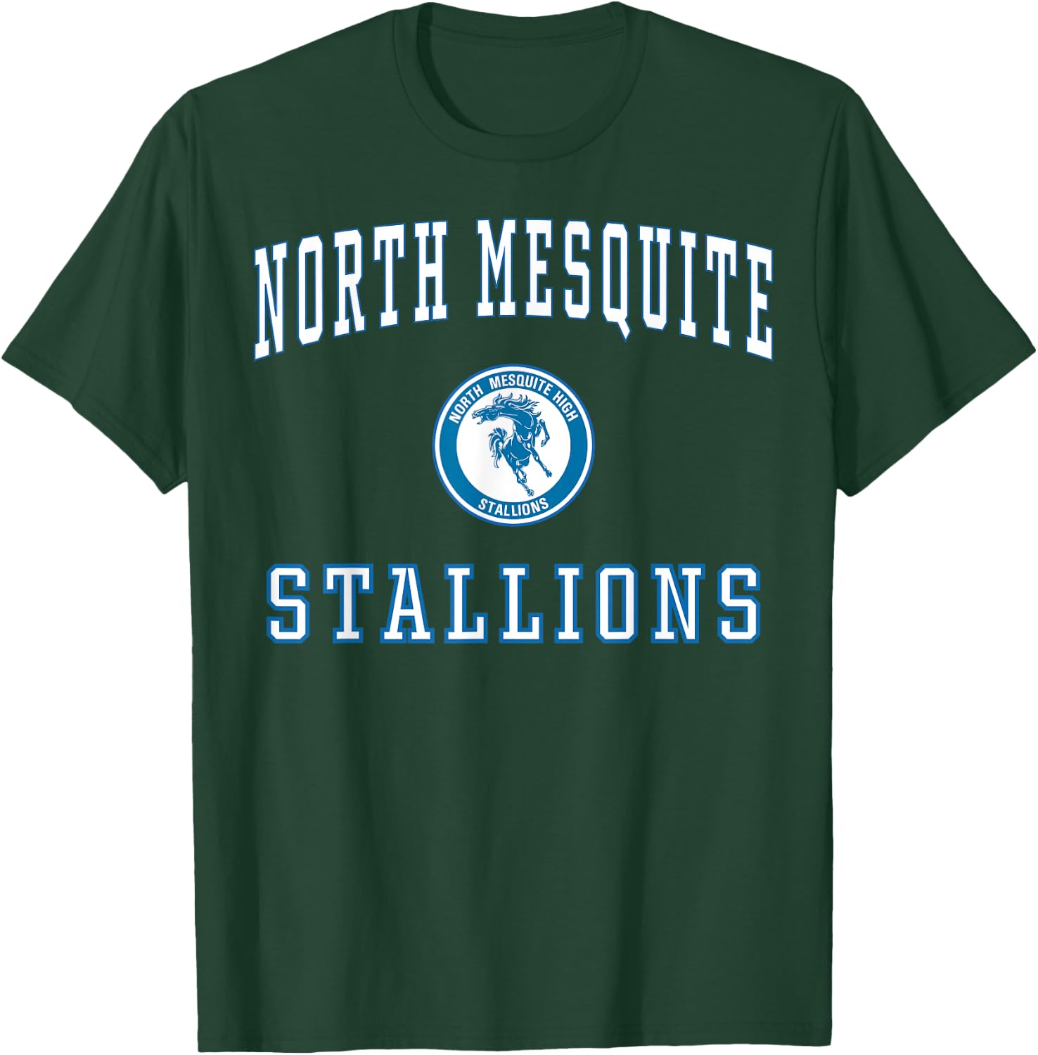 North Mesquite High School Stallions C1 T-Shirt - T-Shirt | Forest