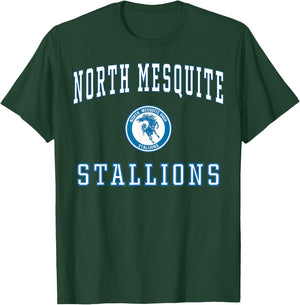 North Mesquite High School Stallions C1 T-Shirt - T-Shirt | Forest