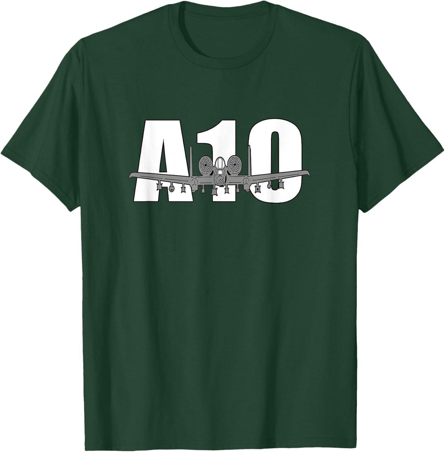 A10 Warthog Gifts- Fighter Military Airplane USAF Warthog T-Shirt - T-Shirt | Forest