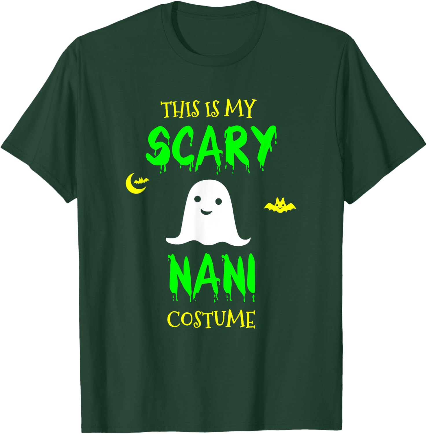This Is My Scary Nani Costume Halloween Lazy Easy T-Shirt - T-Shirt | Forest