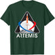 Artemis Mission One Astronaut Patch T-Shirt - T-Shirt | Forest