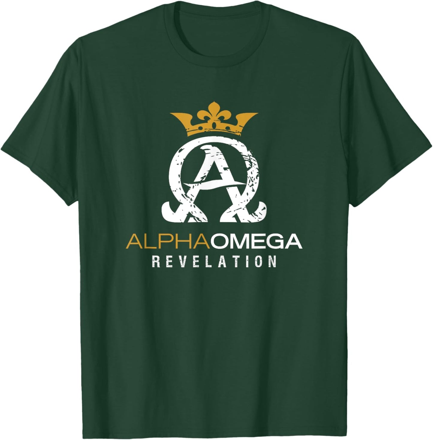 Jesus Christ Alpha and Omega Book Revelation T-Shirt - T-Shirt | Forest