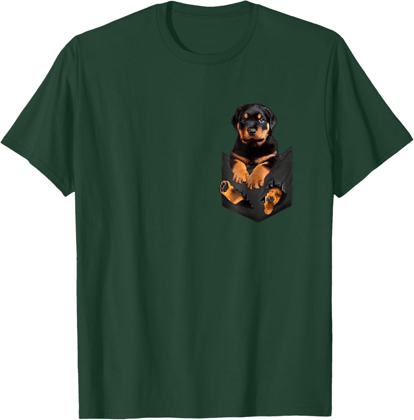 Dog lovers gifts Rottweiler in a bag T-Shirt - T-Shirt | Forest
