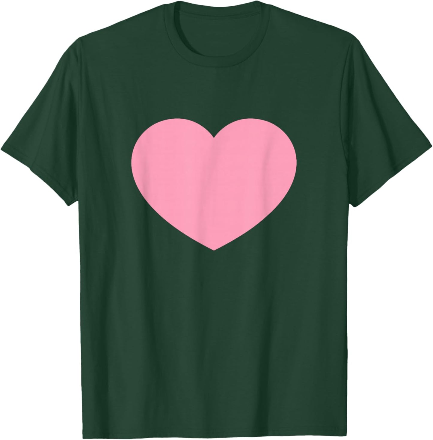 Pink Heart Is The Symbol Of Love For Valentines Day Holiday T-Shirt - T-Shirt | Forest