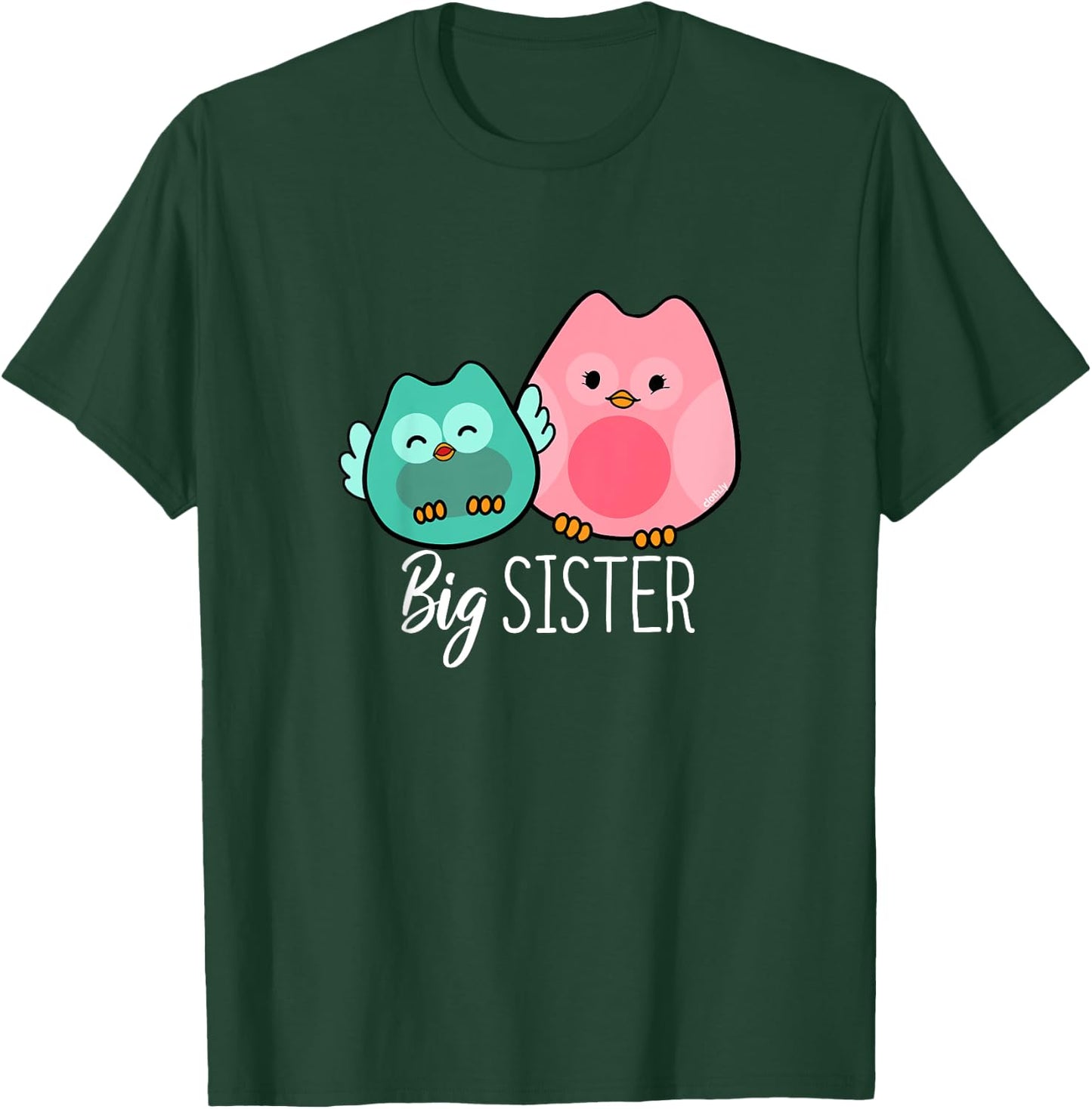 Big Sister Shirt Owl T-Shirt - T-Shirt | Forest