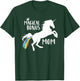 Magical Bonus mom Unicorn Stepmother Best Stepmom Ever Horse T-Shirt - T-Shirt | Forest