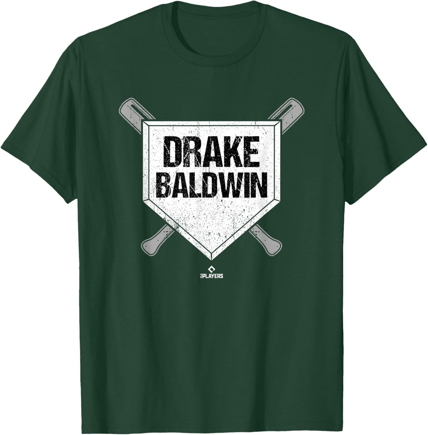 Homeplate Gameday Drake Baldwin Prospect Baseball Fan Gear T-Shirt - T-Shirt | Forest