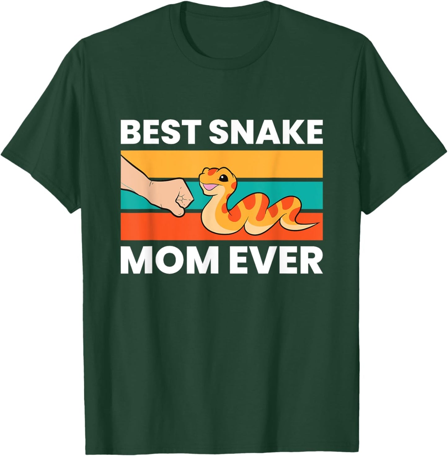 Pet Snake Best Snake Mom Ever T-Shirt - T-Shirt | Forest
