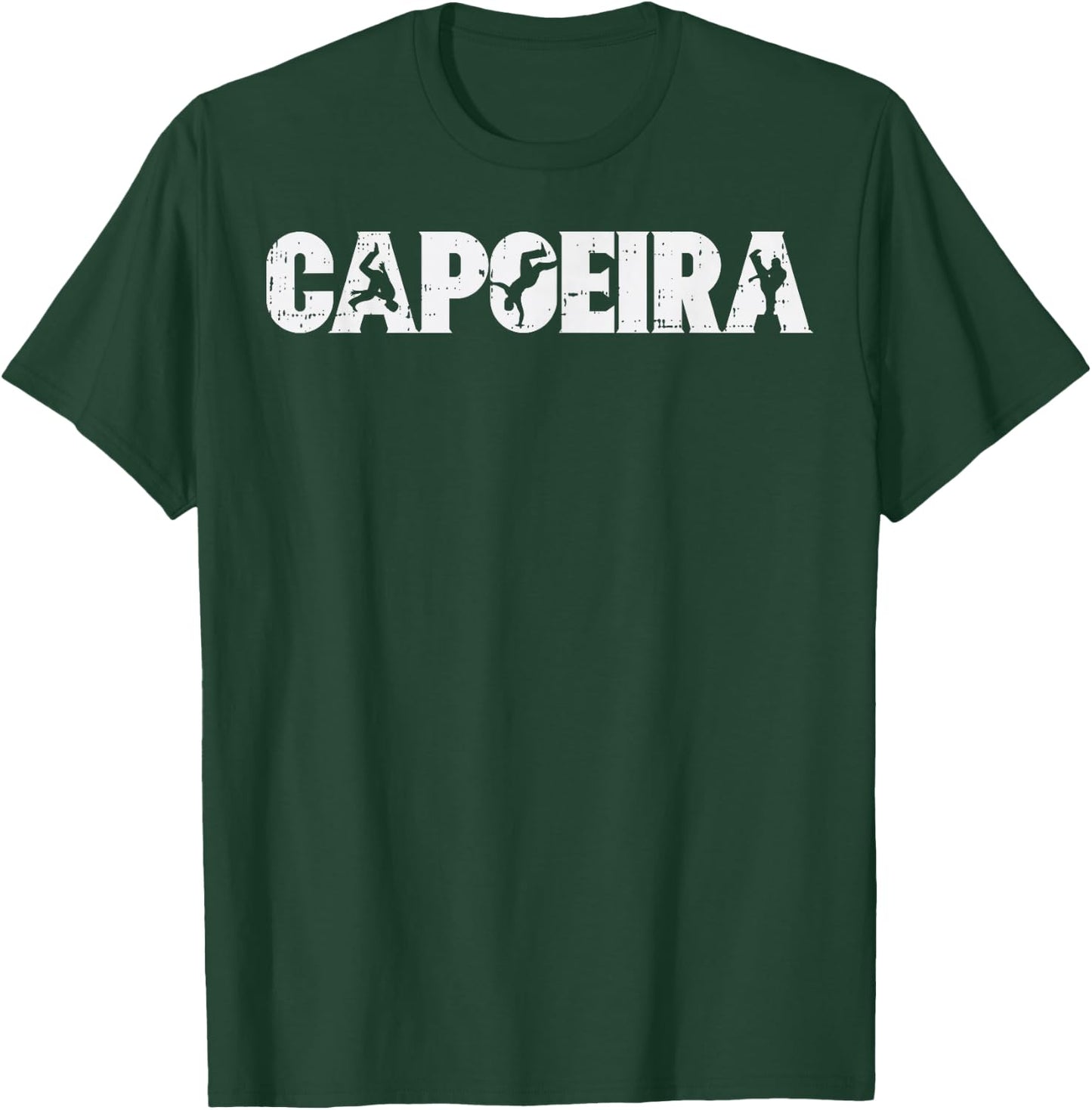 Capoeira Poses Brazilian Martial Arts Dance Men Women Gift T-Shirt - T-Shirt | Forest