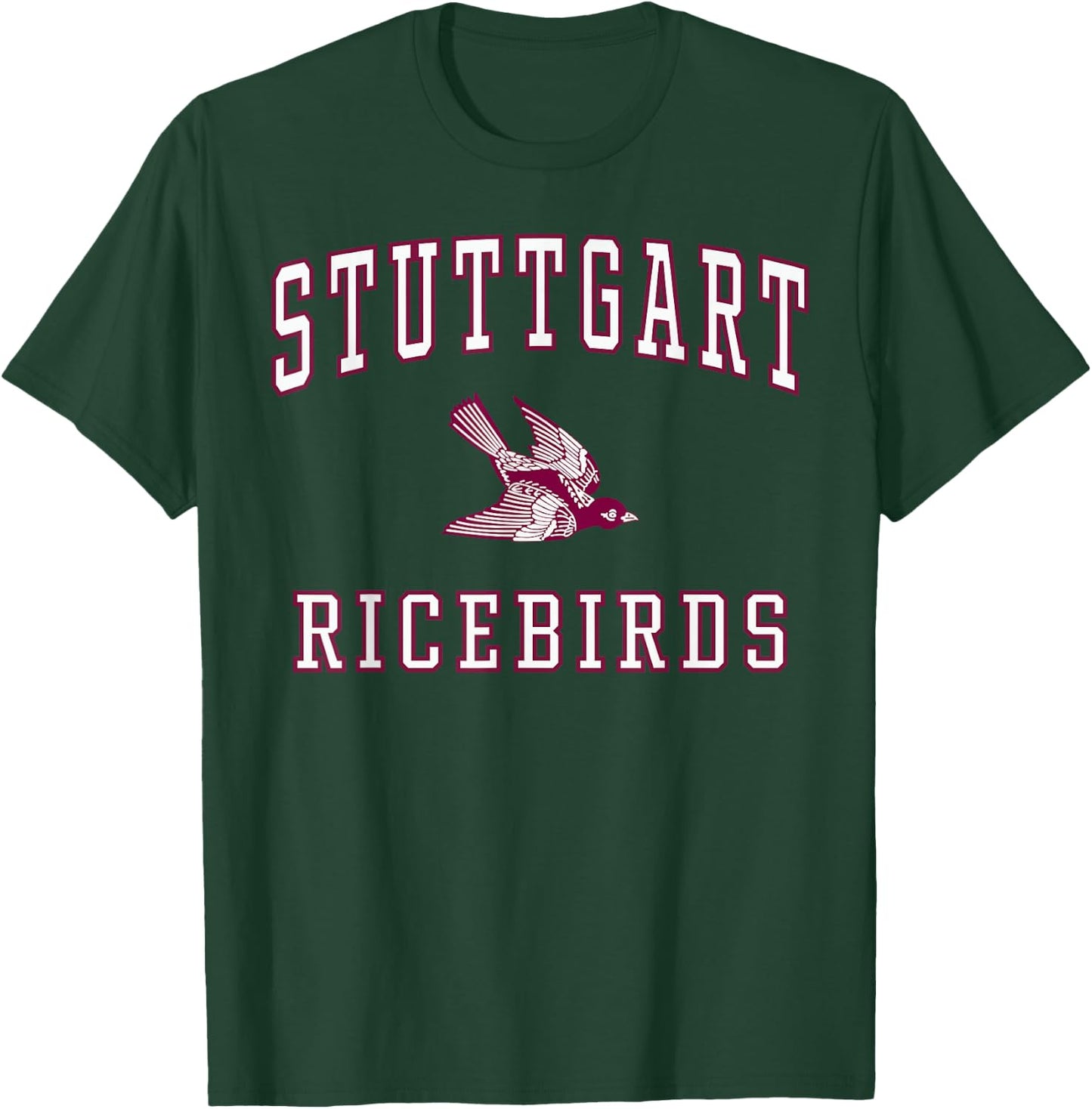 Stuttgart High School Ricebirds C1 T-Shirt - T-Shirt | Forest