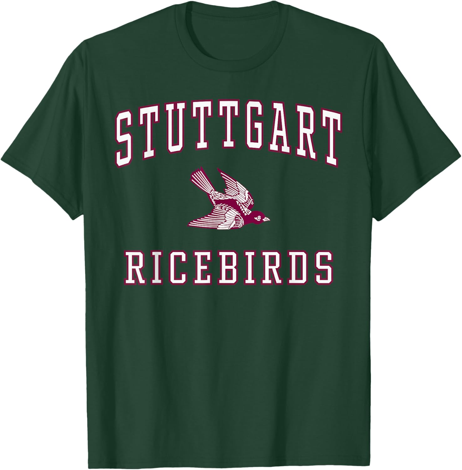 Stuttgart High School Ricebirds C1 T-Shirt - T-Shirt | Forest