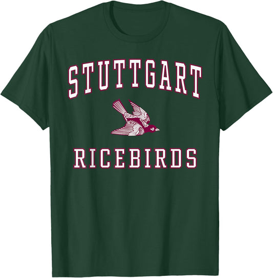 Stuttgart High School Ricebirds C1 T-Shirt - T-Shirt | Forest