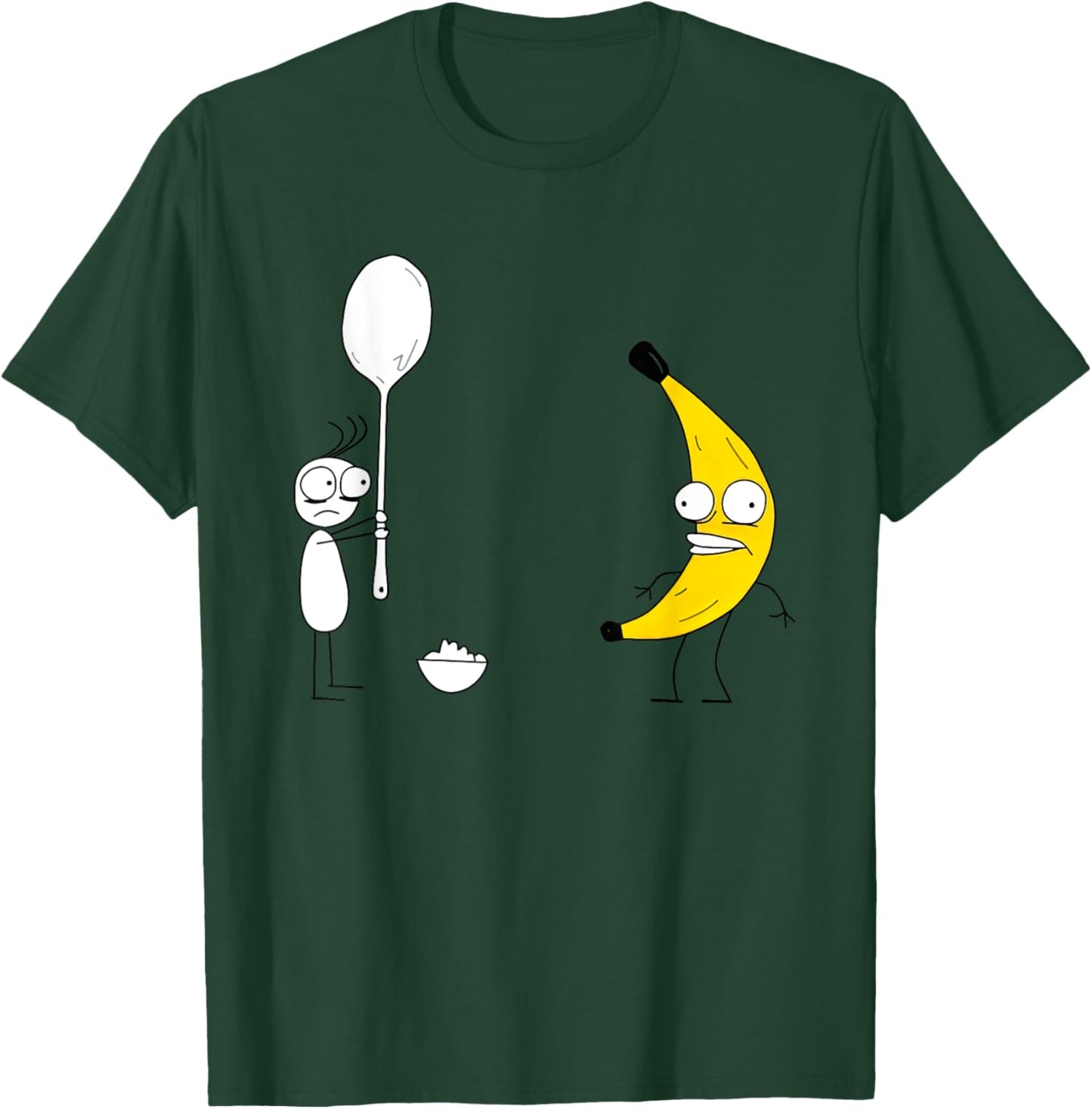 Rejected Spoon Banana Funny Women T-Shirt - T-Shirt | Forest