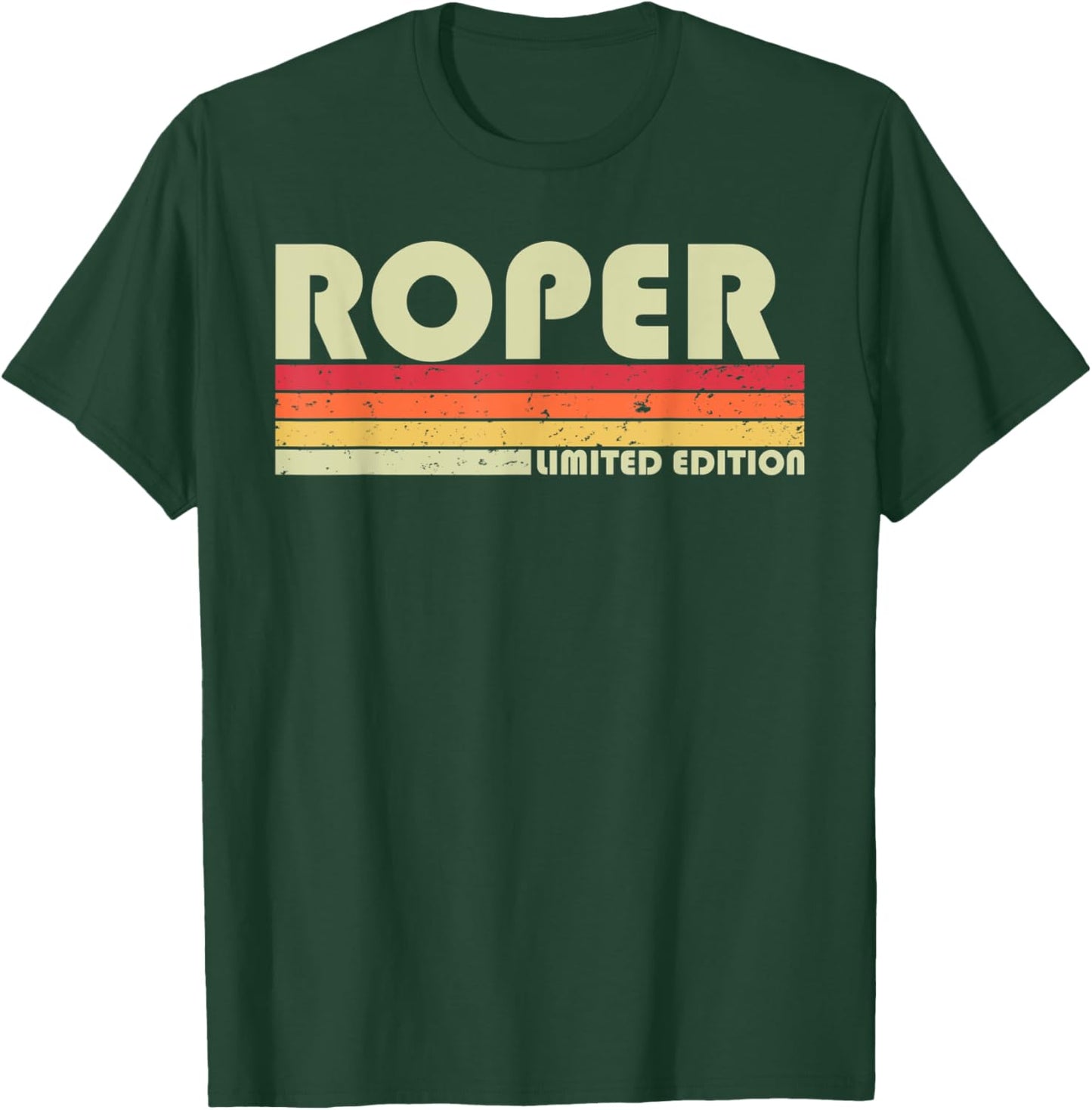 ROPER Surname Funny Retro Vintage 80s 90s Birthday Reunion T-Shirt - T-Shirt | Forest