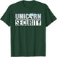 Halloween Easy Quick Adult Dad Mom Unicorn Security Costume T-Shirt - T-Shirt | Forest