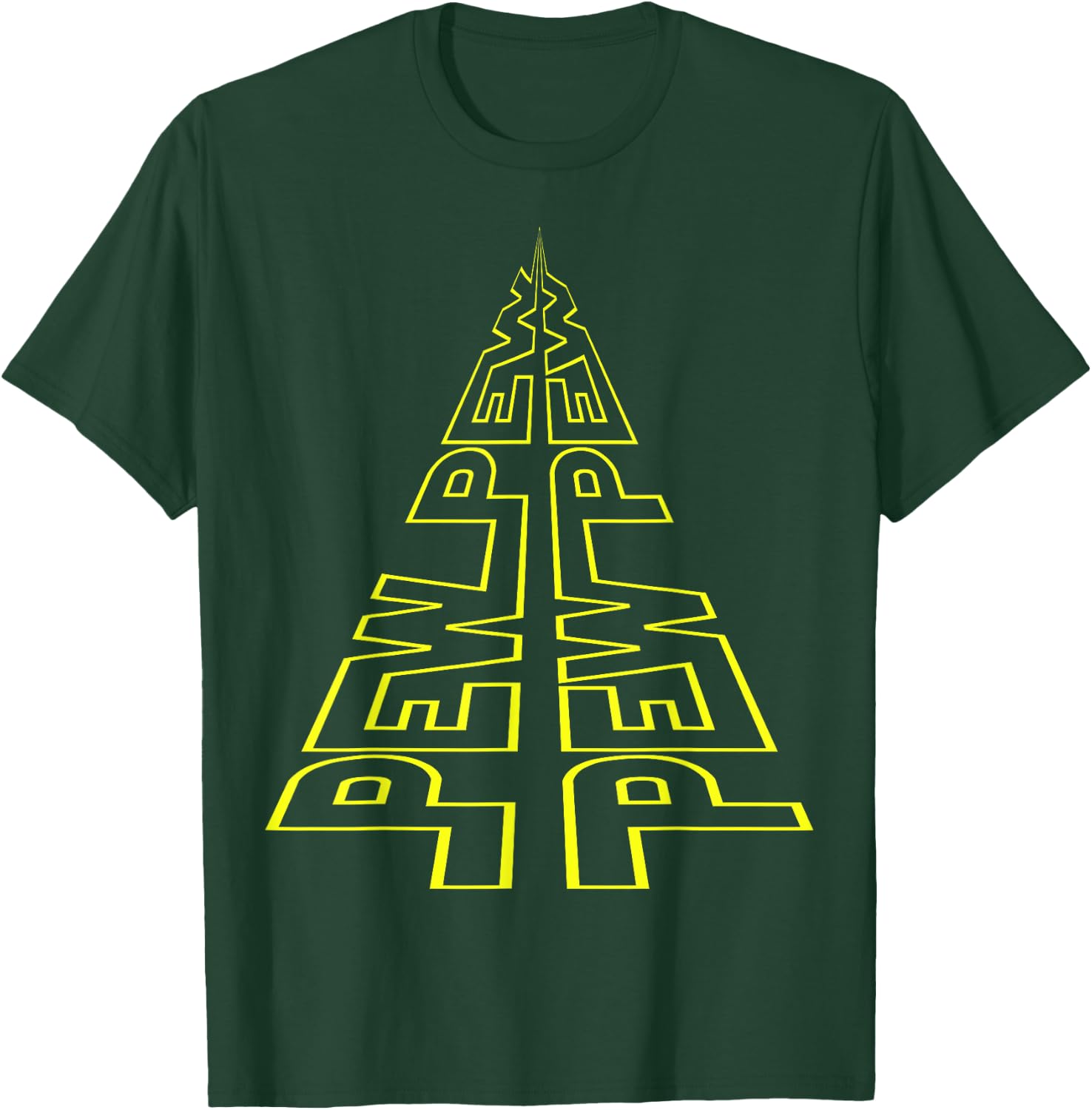 Pew Pew Sci-Fi Gamer Noise , Women, Boys And Girls T-Shirt - T-Shirt | Forest