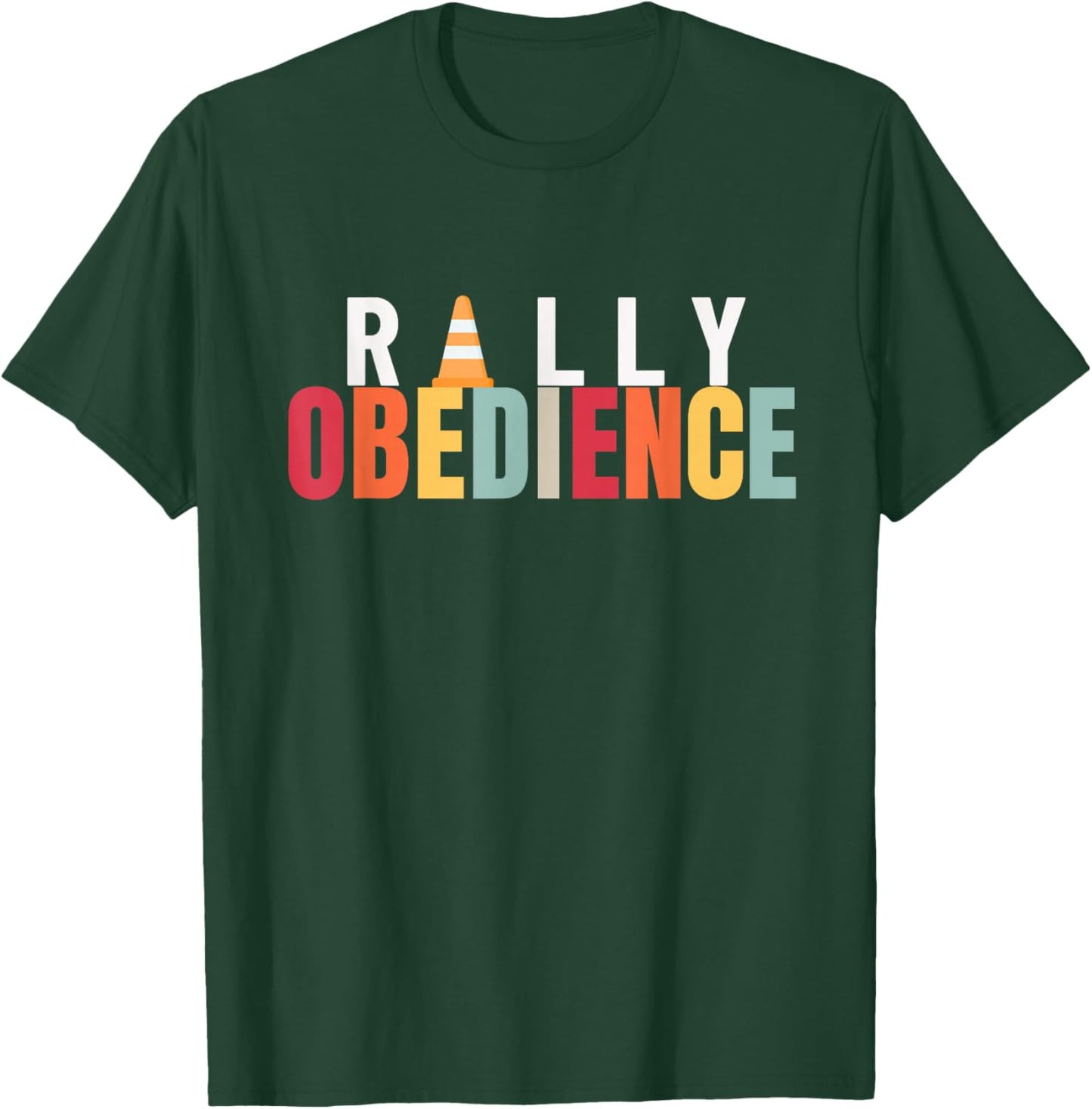 Fun Rally Obedience Dog Sport Gift Rally O Dog Owners Men Women Girls Kids T-Shirt - T-Shirt | Forest