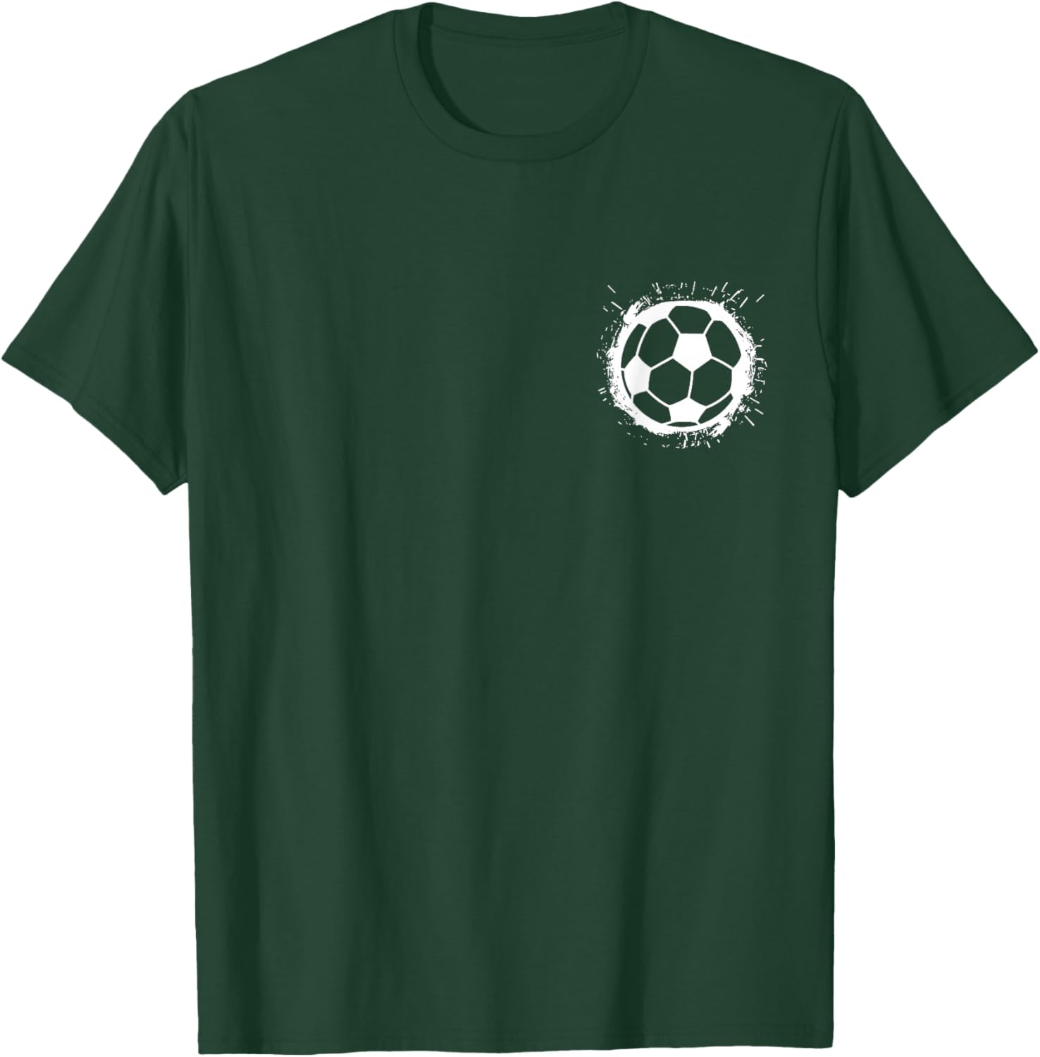 Soccer Player Ball Vintage Sports Boys Girls T-Shirt - T-Shirt | Forest