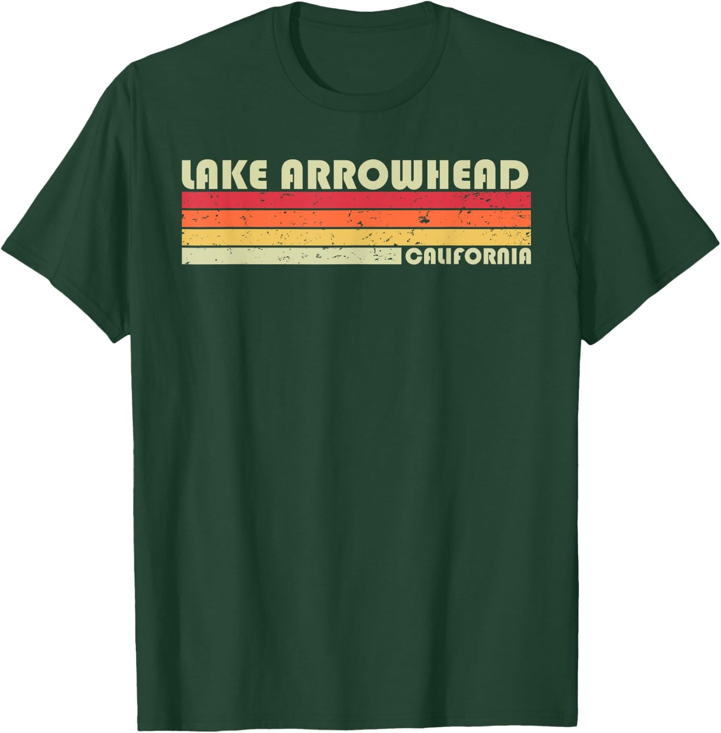 LAKE ARROWHEAD CALIFORNIA Funny Fishing Camping Summer Gift Women Girls Kids T-Shirt - T-Shirt | Forest