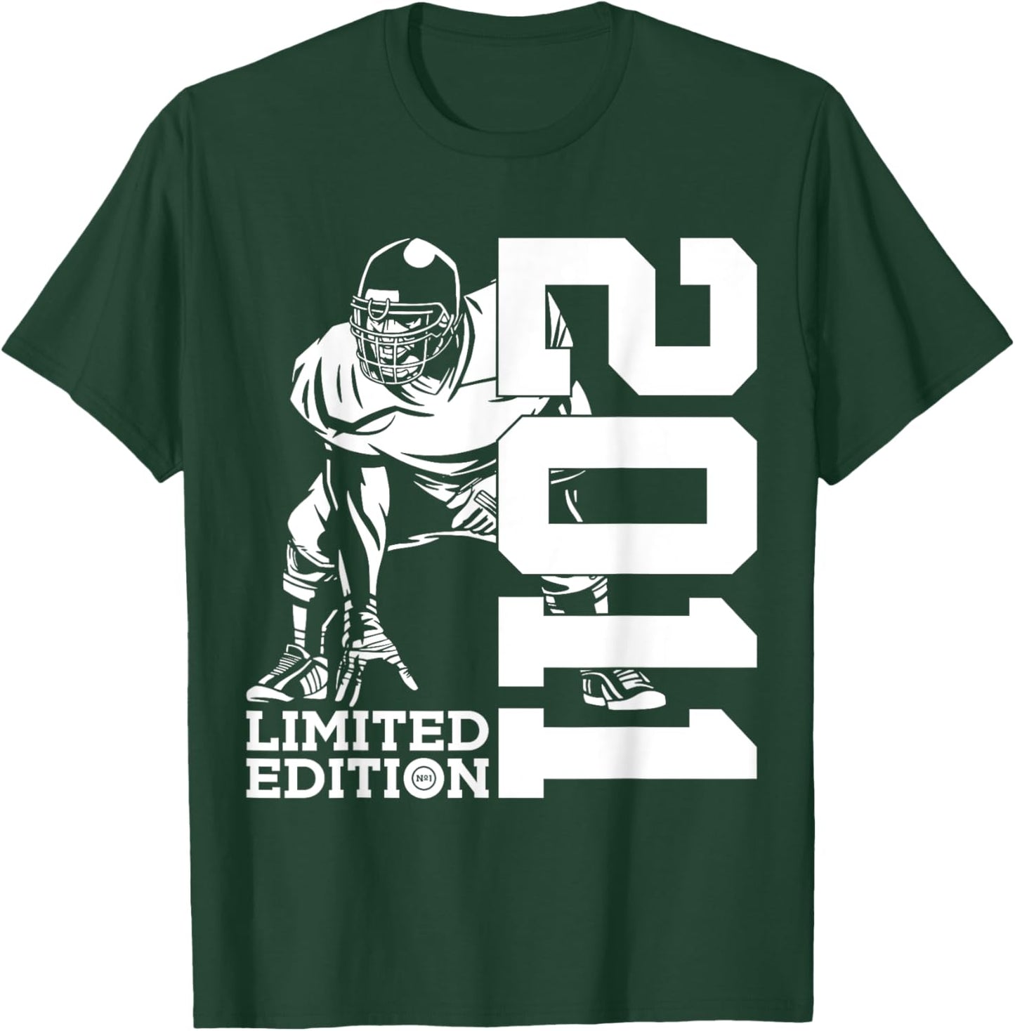14th BIRTHDAY FOOTBALL LIMITED EDITION 2011 FOOTBALL T-Shirt - T-Shirt | Forest