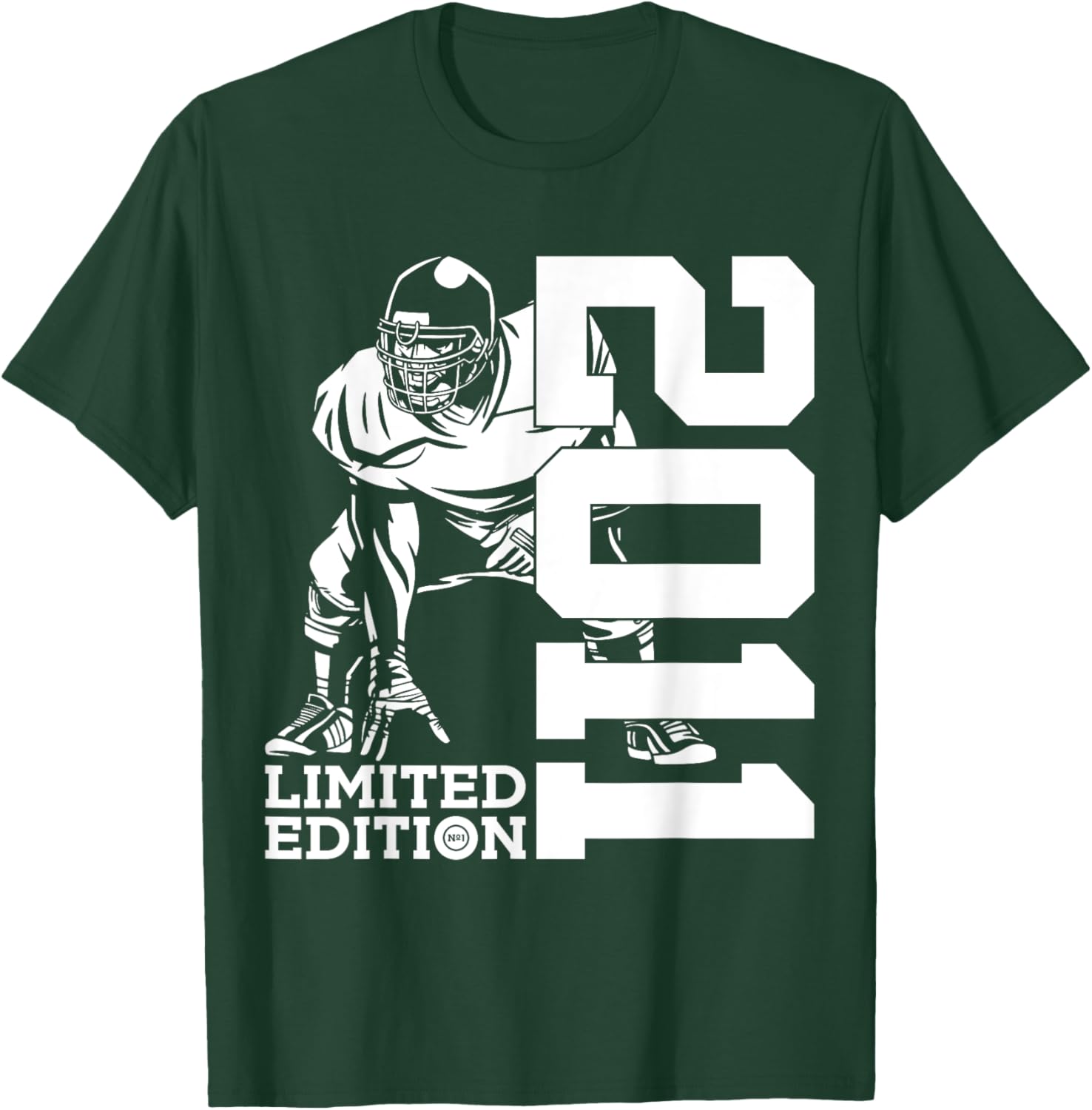14th BIRTHDAY FOOTBALL LIMITED EDITION 2011 FOOTBALL T-Shirt - T-Shirt | Forest