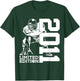 14th BIRTHDAY FOOTBALL LIMITED EDITION 2011 FOOTBALL T-Shirt - T-Shirt | Forest