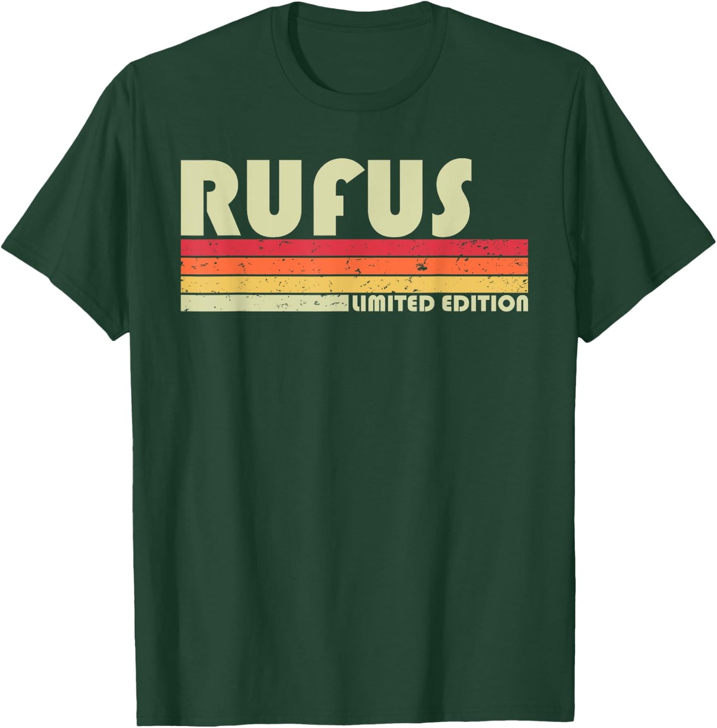 RUFUS Gift Name Personalized Funny Retro Vintage Birthday T-Shirt - T-Shirt | Forest