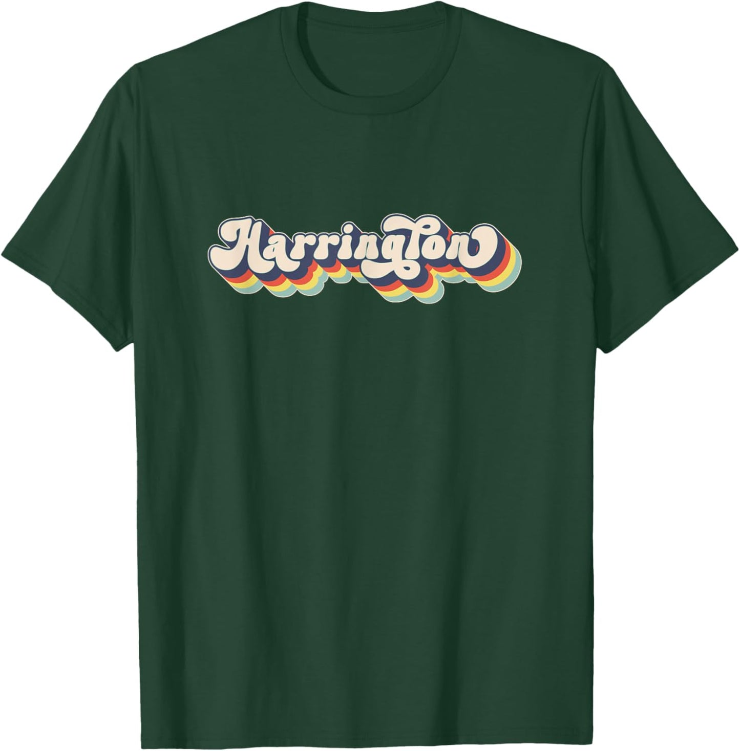 HARRINGTON Family Name Personalized Surname HARRINGTON T-Shirt - T-Shirt | Forest