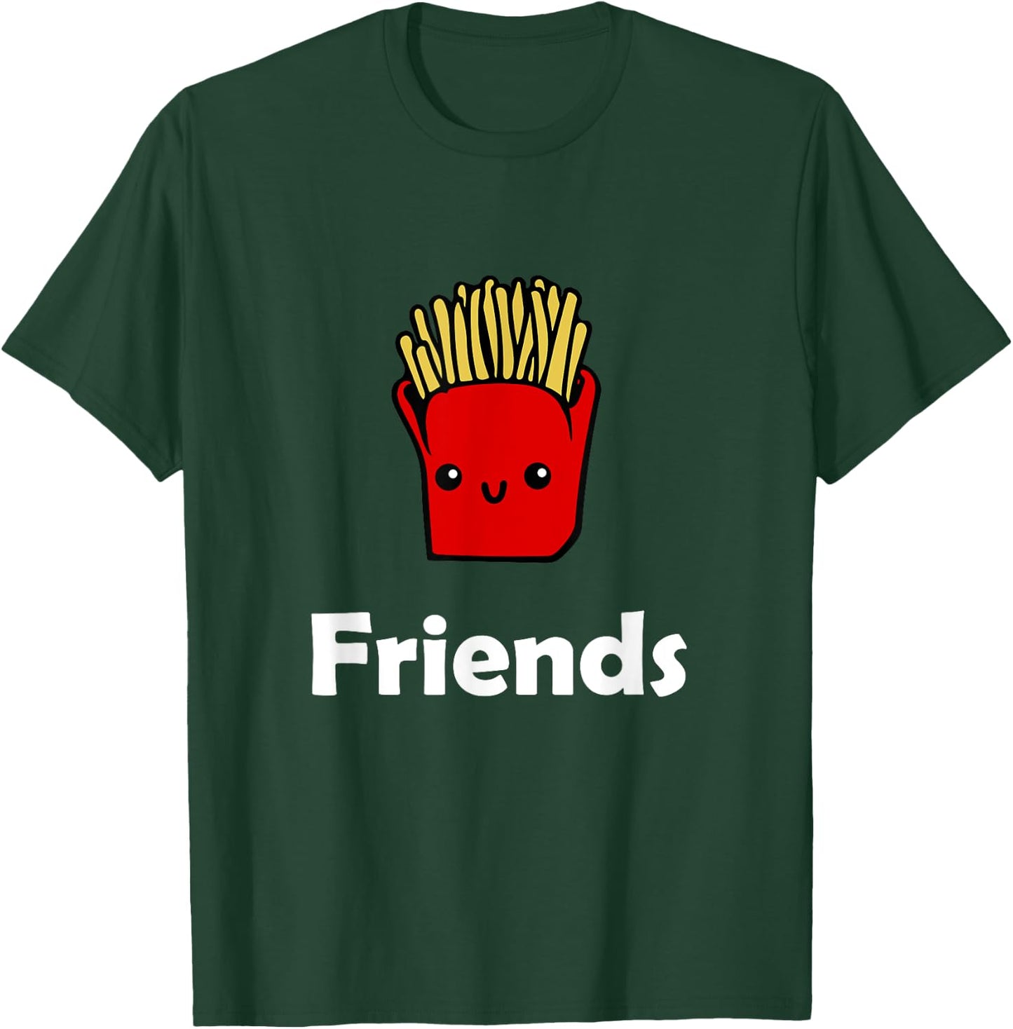 Best Friends Ever Hamburger French Fries Soda T Shirts T-Shirt - T-Shirt | Forest