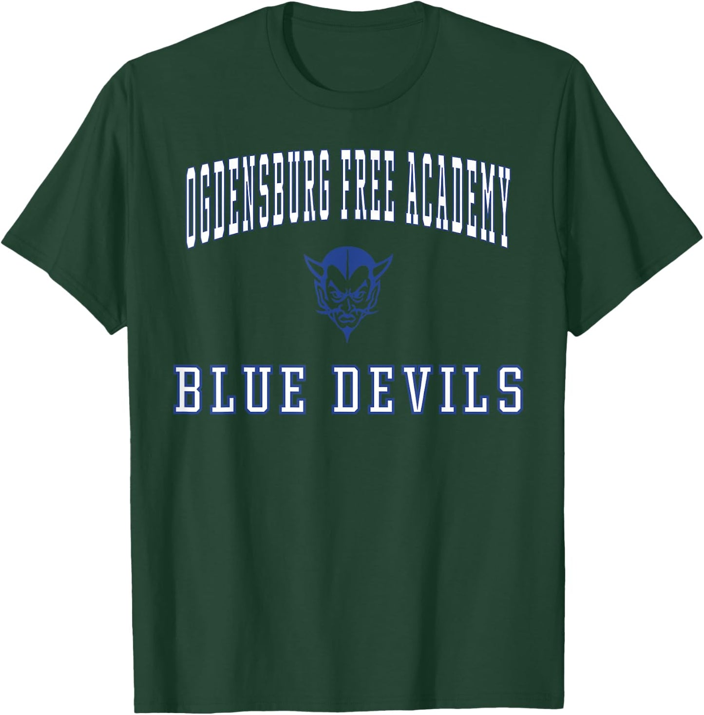 Ogdensburg Free Academy Blue Devils C1 T-Shirt - T-Shirt | Forest
