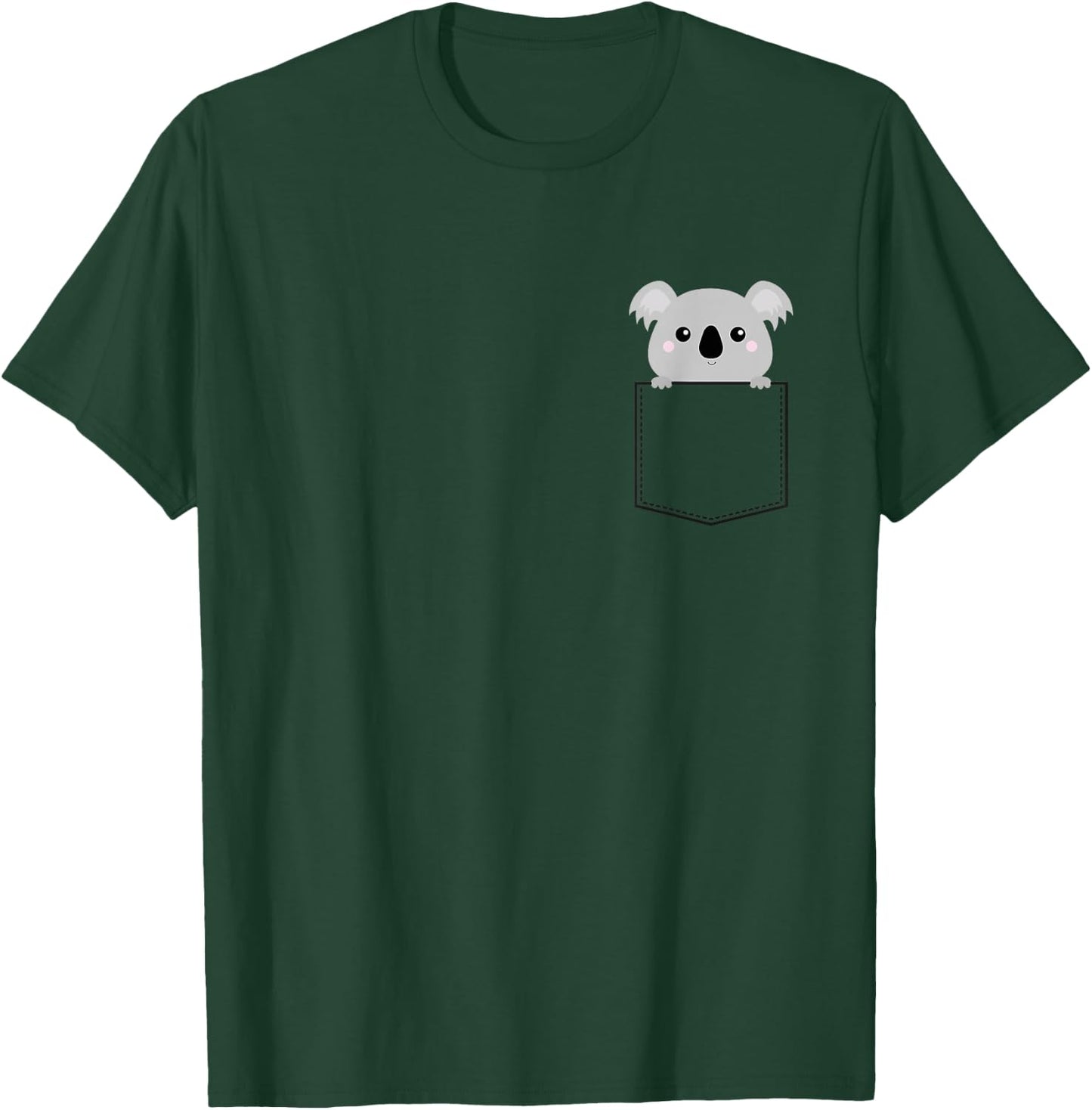 Pocket Koala Bear T-Shirt - T-Shirt | Forest