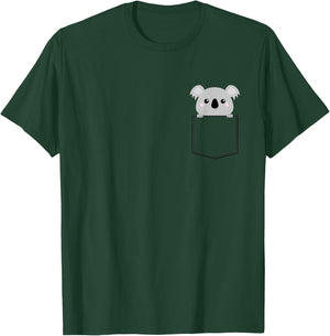 Pocket Koala Bear T-Shirt - T-Shirt | Forest