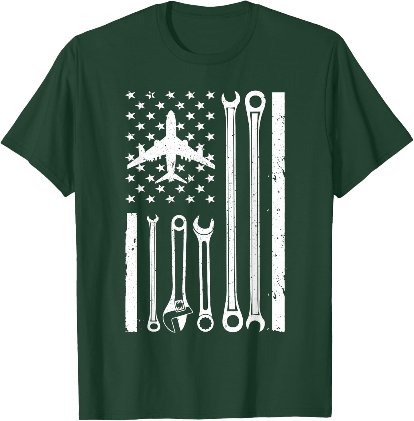 Cool Aircraft Mechanic Art Women Aircraft Technician T-Shirt - T-Shirt | Forest
