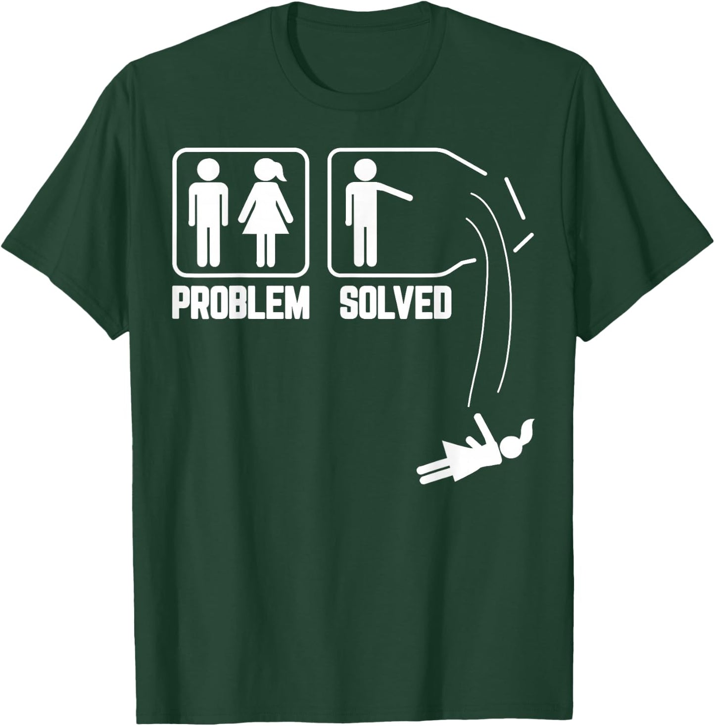 Problem Solved - Funny Divorce Party Divorcee Men Gifts T-Shirt - T-Shirt | Forest
