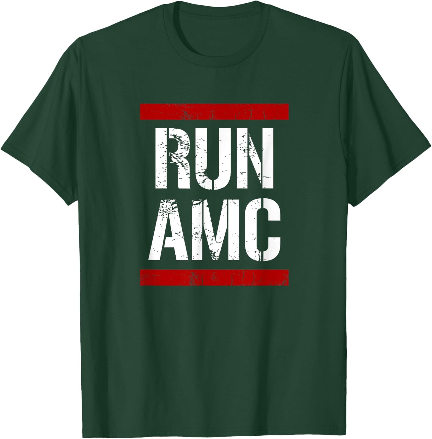 Funny Run AMC Stock Meme Crypto Shirt T-Shirt - T-Shirt | Forest