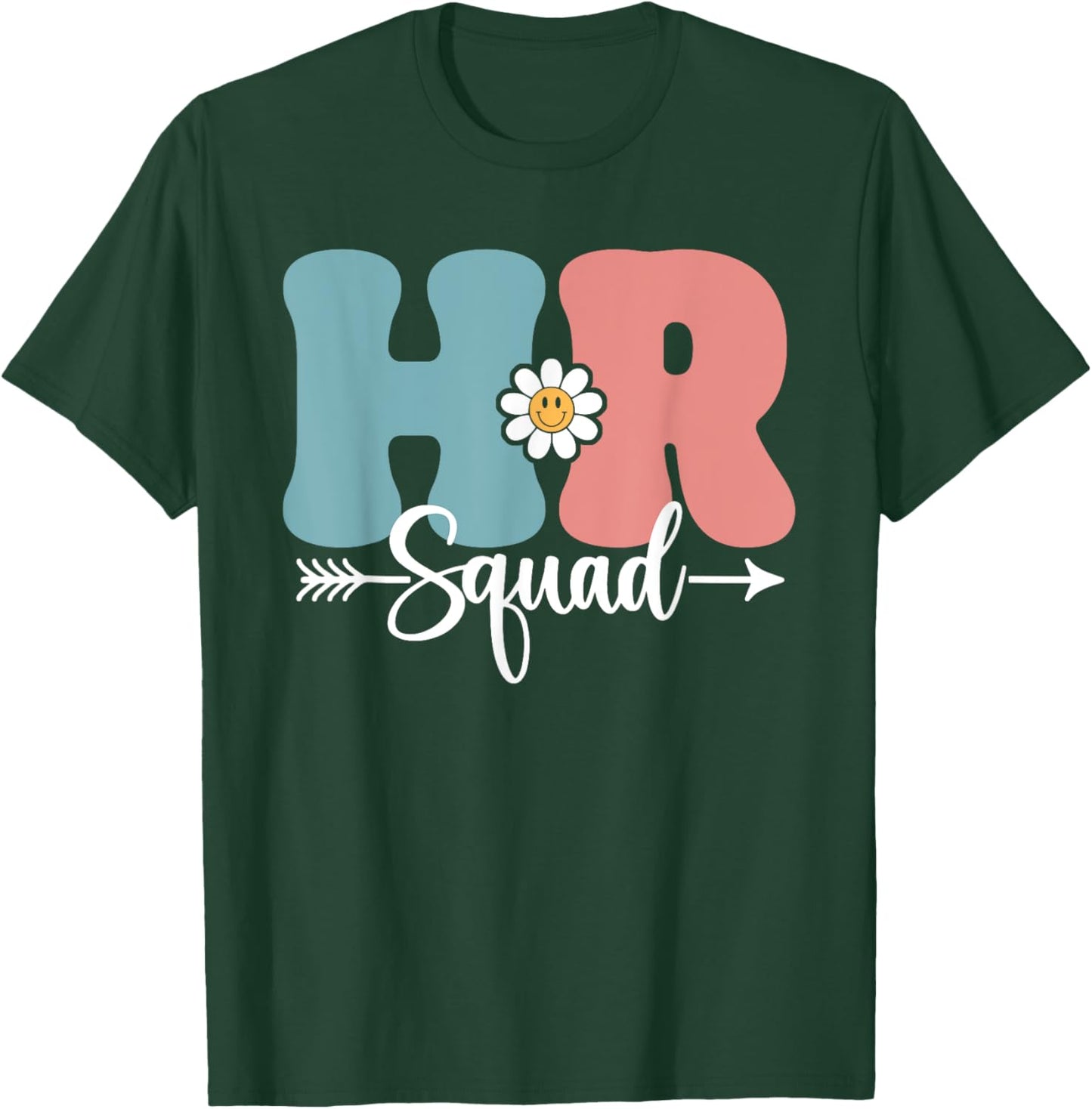 HR Squad Back To School Teachers Students Human Resources T-Shirt - T-Shirt | Forest