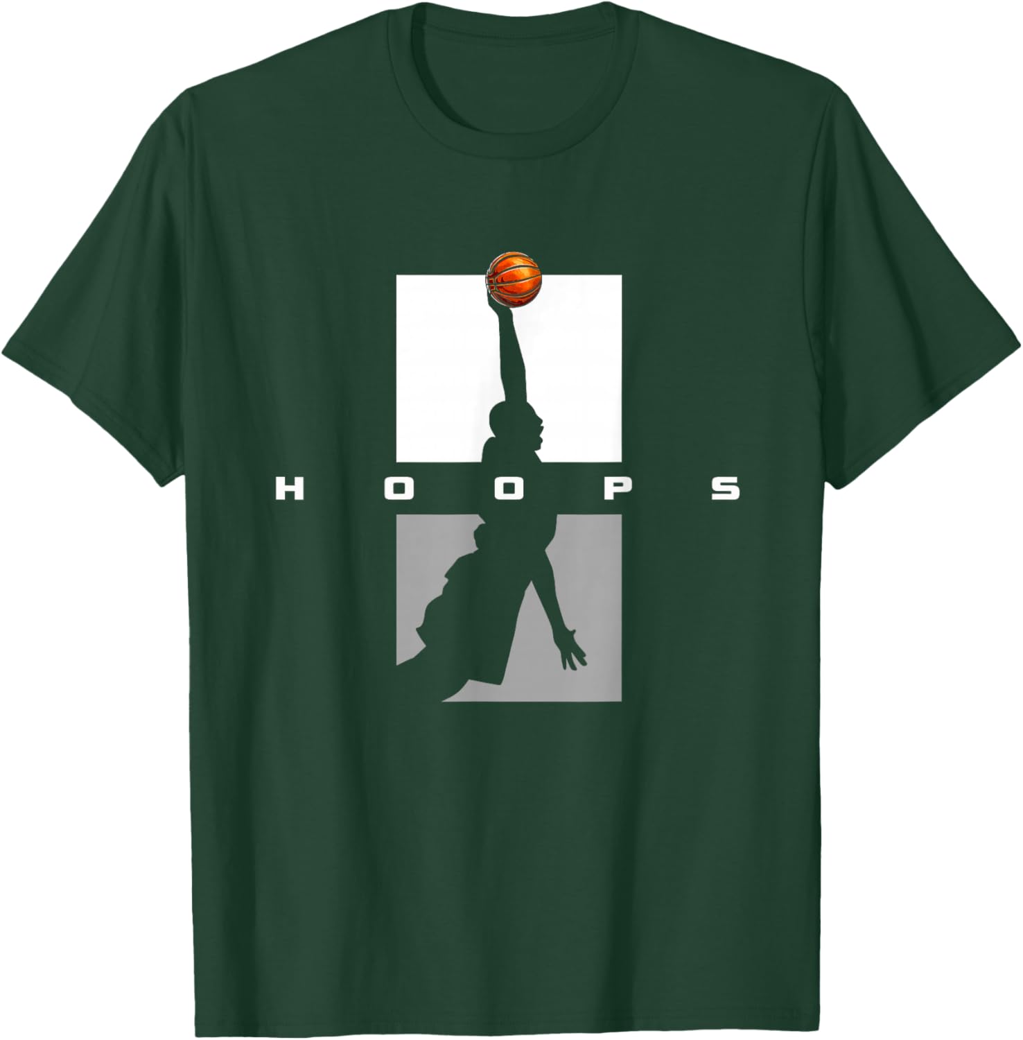 Hoops Basketball Apparel - Basketball T-Shirt - T-Shirt | Forest