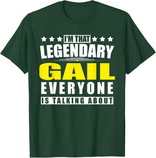 Name Gail First Name Gifts - Funny Personalized Gift T-Shirt - T-Shirt | Forest